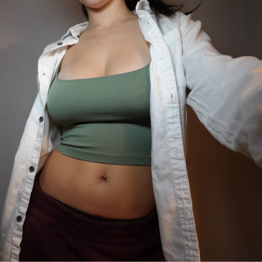 White Button-Up Shirt